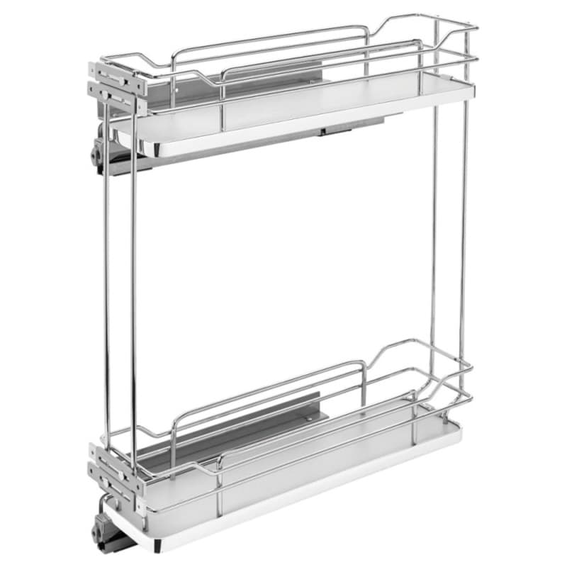5" 2-Shelf Pullout Organizer with Soft-Closing, Gray