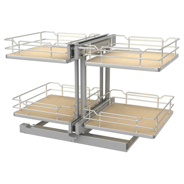 Rev-A-Shelf Corporation 53PSPE Series Solid Bottom Blind Corner Optimizer for 15" Opening