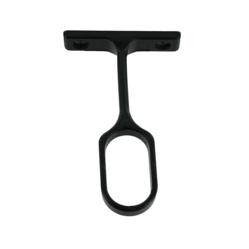 PRO Center Support for Oval Closet Rods, Matte Black