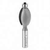 1" Dia x 1-1/2" Carbide Tipped Edge Fluting Bit, 3/16" Radius, 1/2" Shank