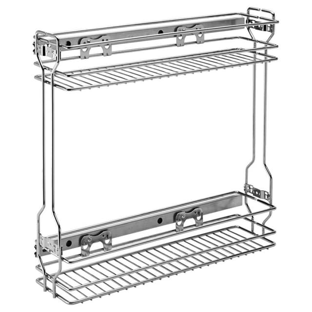 5-1/2" 2-Shelf Pullout Organizer, Chrome