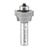 1-9/64" Dia x 43/64" Carbide Tipped Ogee Bit, Window Sash/Rail 1/8" Radius, 1/2" Shank with Bottom Ball Bearing