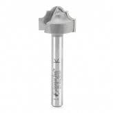 3/4" Dia x 1/2" Carbide Tipped Plunging Classical Router Bit, 9/64" Radius, 1/4" Shank