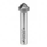 3/4" Dia x 1/2" Carbide Tipped Plunging Classical Router Bit, 9/64" Radius, 1/2" Shank