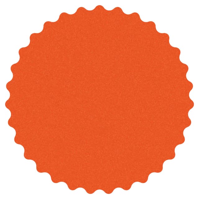 Dynabrade 5" No Hole Hook and Loop Scalloped Aluminum Oxide Film DynaCut Extreme Sanding Discs