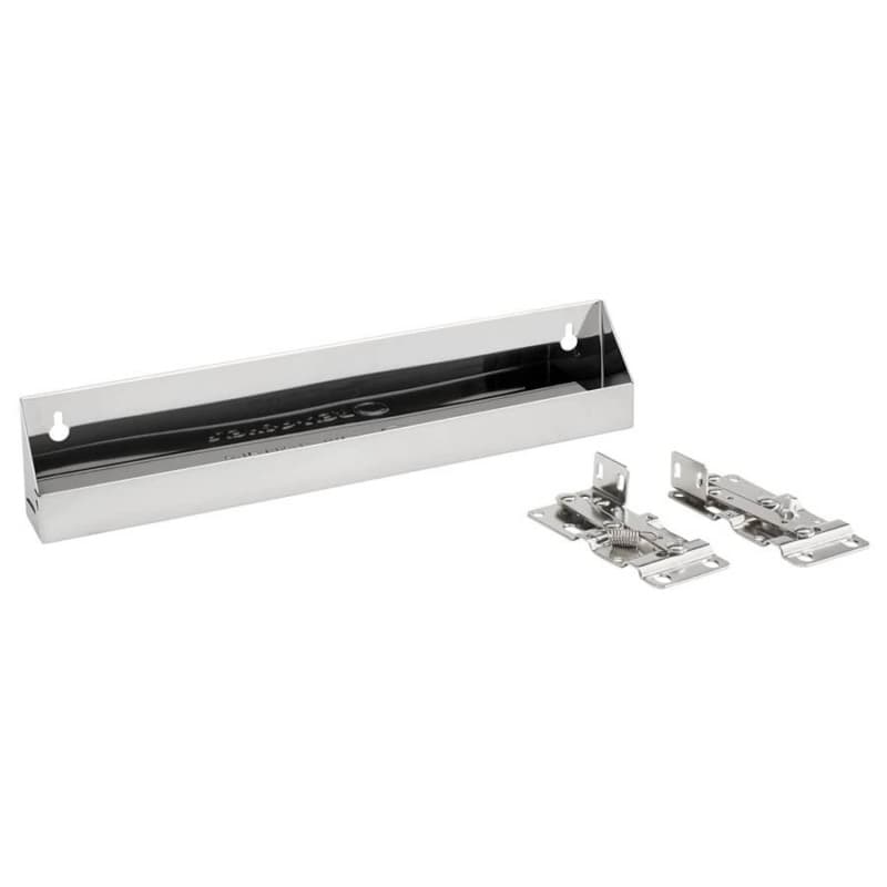 28" Slim Line Stainless Steel Sink Front Tip-Out Tray with Hinges