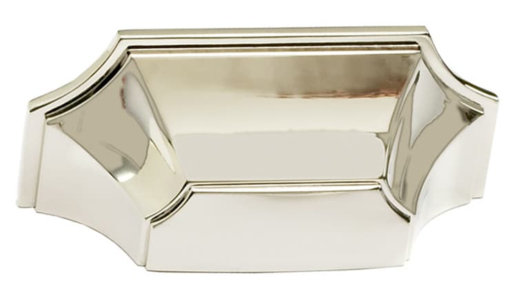 3" Empire Cup Pull, Polished Nickel