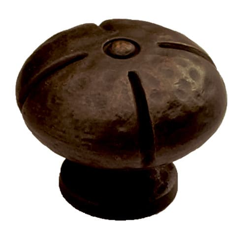 1-3/8" Siena Round Knob, Ancient Bronze