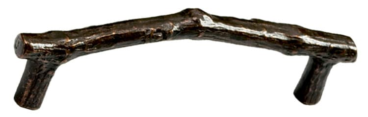 6" Mountain Cabinet Pull, Antique Bronze
