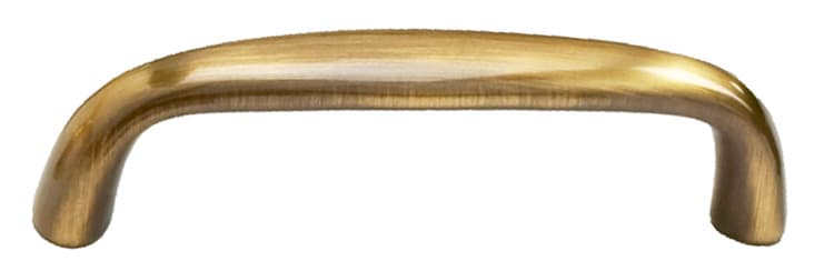 3" Traditional Cabinet Pull, Antique Brass