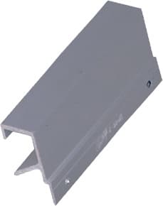 3 7/8" Extruded Aluminum Panel Pull for 3/4" Material, Slant
