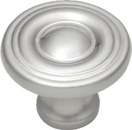 1-3/16" Conquest Cabinet Knob, Satin Nickel