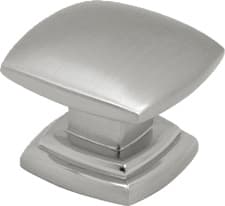 1-1/2" Euro-Contemporary Cabinet Knob, Satin Nickel
