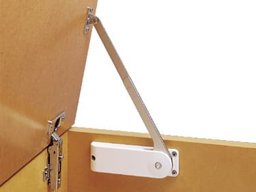 Right Hand Heavy Duty Soft-Down Lid Stay, White