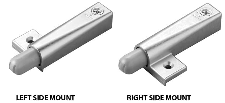 Right Hand Face Frame Soft-Close Adapter, Nickel-Plated