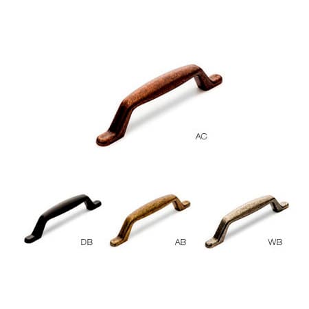 96mm Handle Pull, Matte Antique Copper, 134mm Length