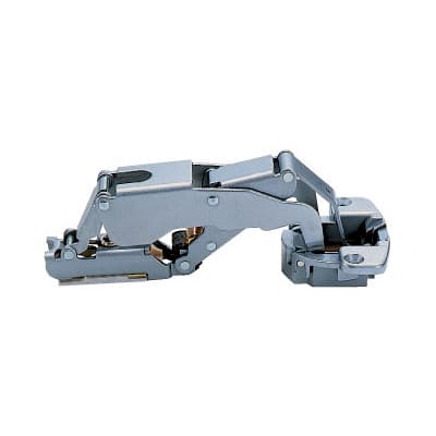 H160 European Concealed 90° Opening Hinge, 28mm Overlay, Self-Closing, Satin Chrome