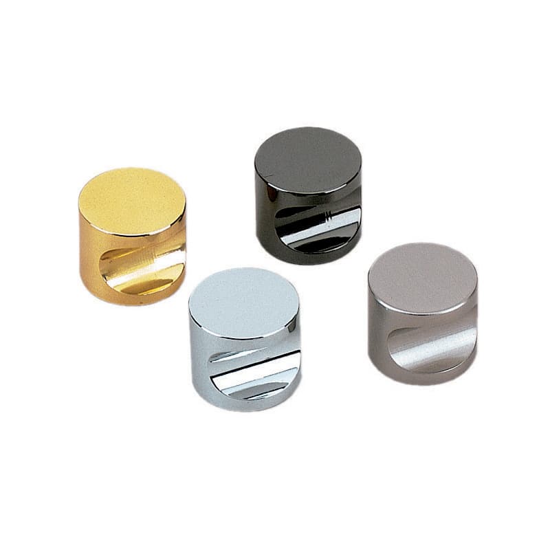 18mm Round Knob, Satin Nickel