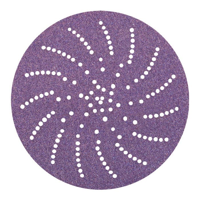 5" Cubitron II Hookit™ 732U 120 Grit Multi Holes Sanding Disc, Ceramic on Paper