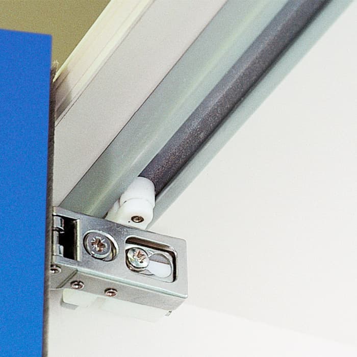 BI-FOLD DOOR TRACK SCREW ON-BLACK, F1GFA31180