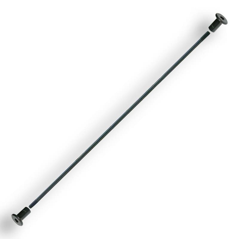20" Wide Step Support Kit for Library Ladders, Satin Nickel Finish Finish