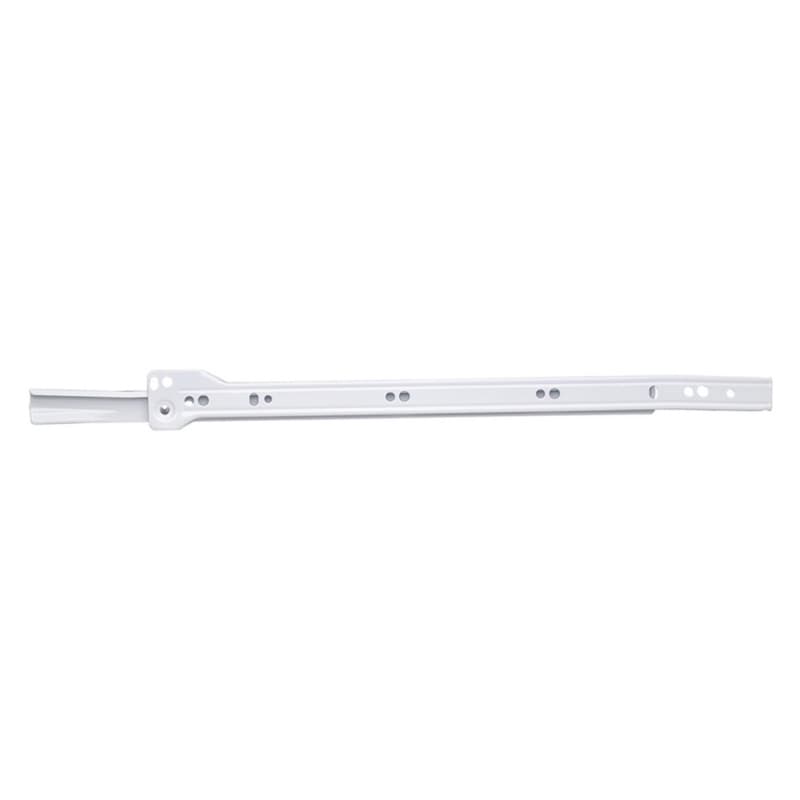 24" Drawer Slide Side Mount 3/4 Extension, White