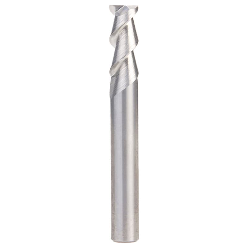 5/16" x 3/4" 55° CNC Solid Carbide Aluminum/Acrylic Cutting Helix End Mill Bit, 2-Flute, 5/16" Shank