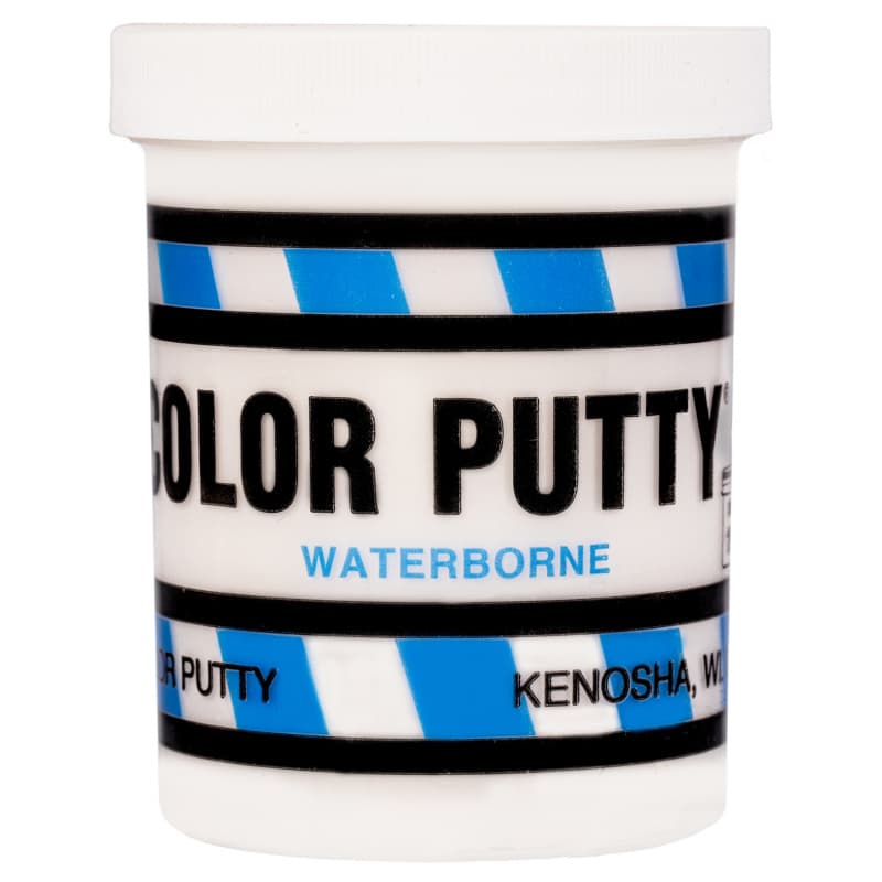 Color Putty Waterborne Wood Filler, 1 lb, 200 White