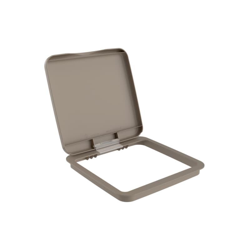RV-LID Polymar Lid for 27 QT Waste Container, Champagne