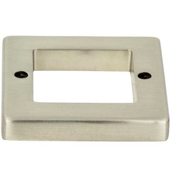 LEAU SQR BASE 1 7/16" BRSH NCKL, 392-BN