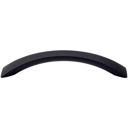 5-1/16" Nouveau Crescent Flair Pull, Flat Black