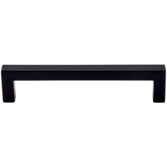 5-1/16" Nouveau Square Bar Pull, Flat Black