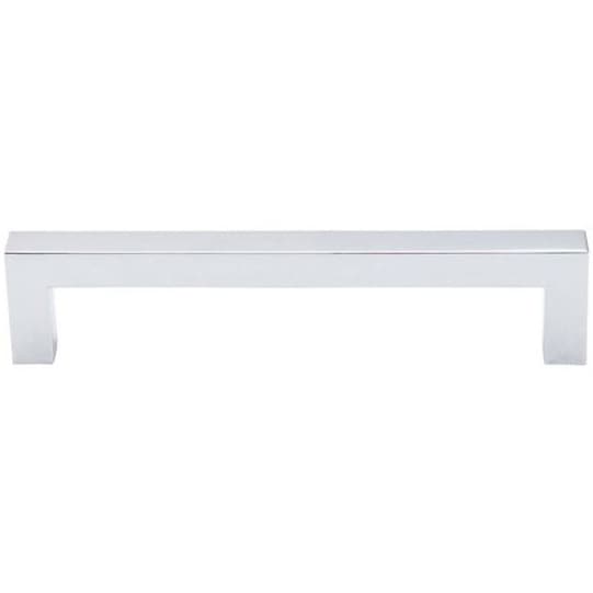 5-1/16" Nouveau III Square Bar Pull, Polished Chrome