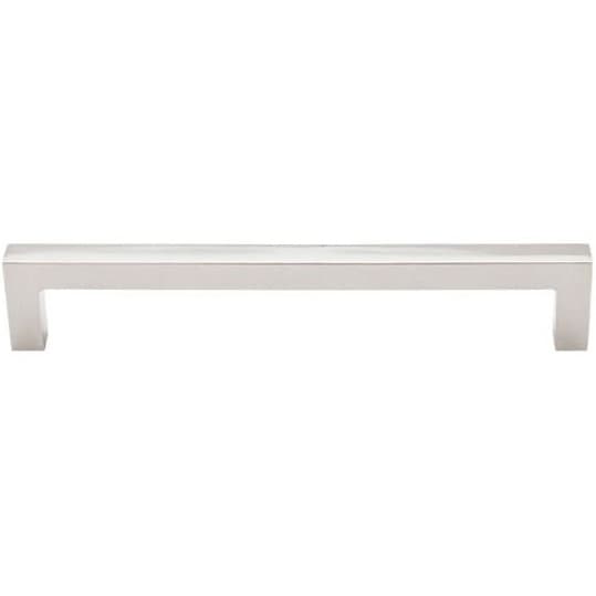 6-5/16" Asbury Square Bar Pull, Polished Nickel