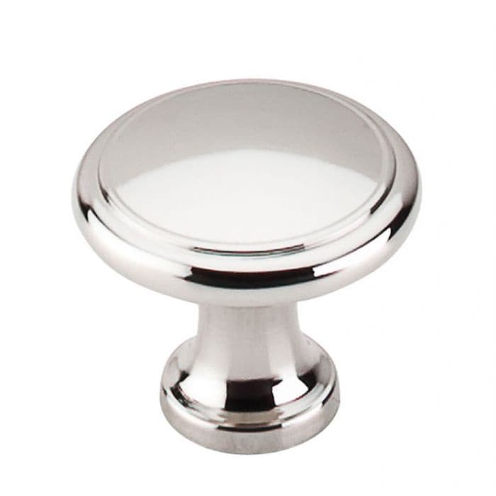 1-1/8" Asbury Mushroom Knob, Polished Nickel