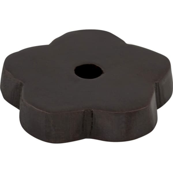 FLOWER BCKPLT 1" MED BRNZ, M1427