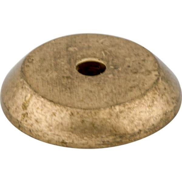 RND BCKPLT 7/8" LT BRNZ, M1456