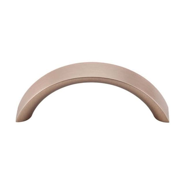 3" Nouveau Crescent Pull, Brushed Bronze