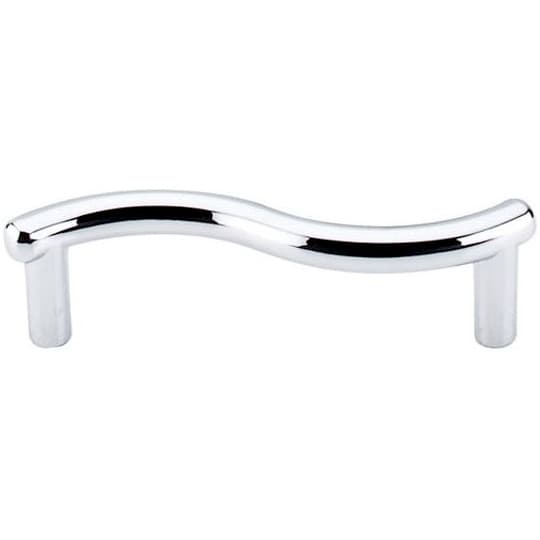 3" Nouveau Spiral Pull, Polished Chrome