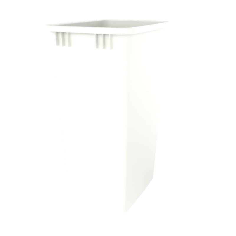 50 QT Replacement Waste Container, White