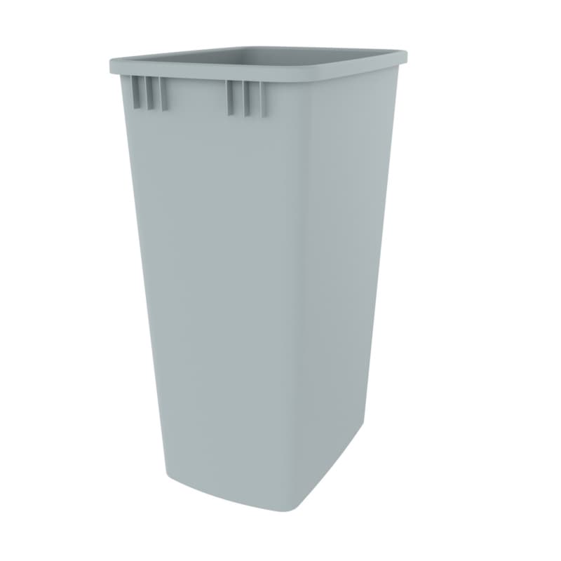 50 QT Replacement Waste Container, Gray