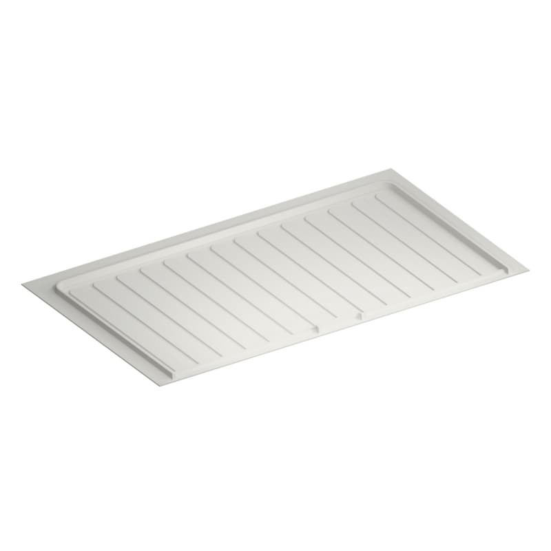 39"-42" Thermoplastic Sink Base Drip Tray, White