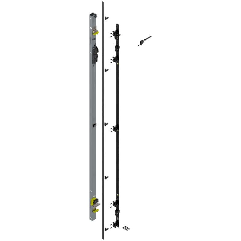 Revego Uno Hinge Bracket Set for Pocket Height 2257 - 2406mm, Left, Zinc-Coated