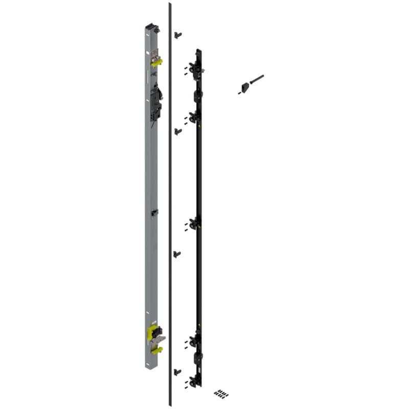 Revego Uno Hinge Bracket Set for Pocket Height 1957 - 2106mm, Left, Zinc-Coated