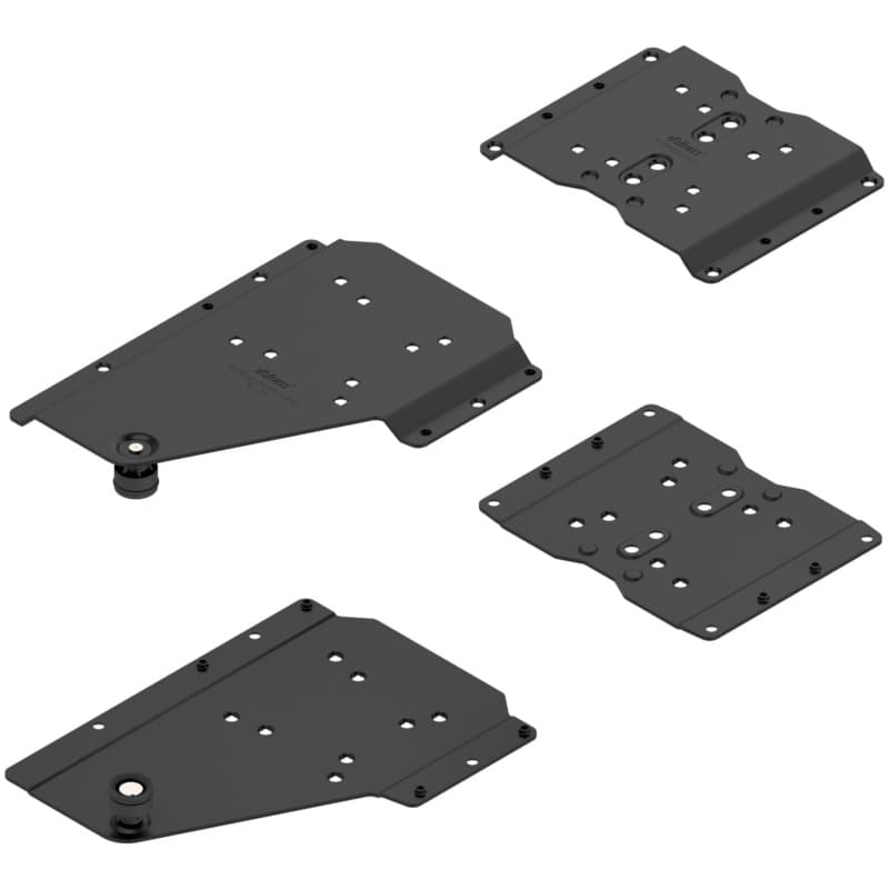 REVEGO duo Left Hand Pocket Connector Set, Black, 15mm - 17mm Thickness