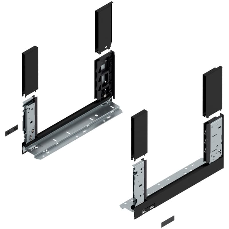 13-25/32" Legrabox Drawer System C Height 6-31/32", Carbon Black Matte