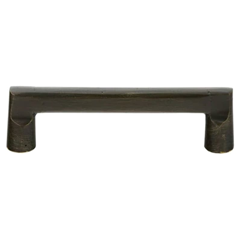 6" Rail Cabinet Pull, Flat Black Bronze
