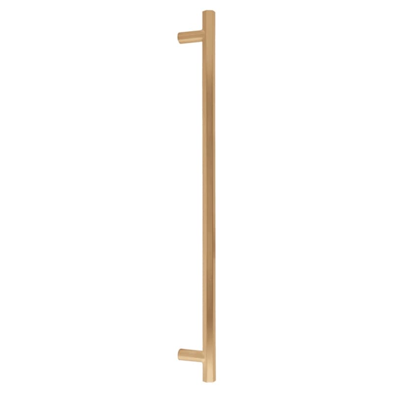 12" Mod Hex Back to Back Mounting Appliance Pull, Satin Brass