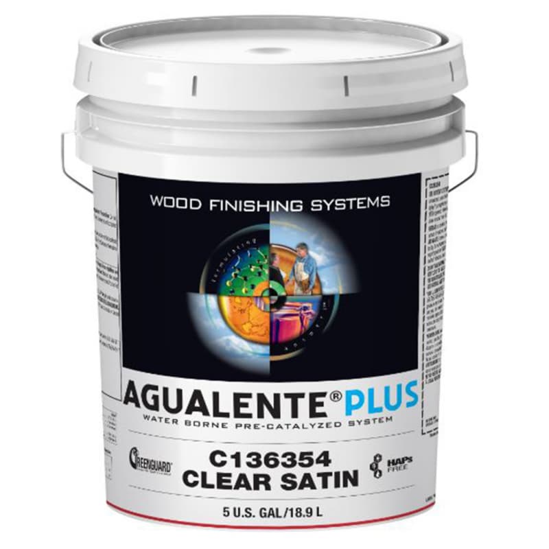 MagnaMax® H20 Pre-Catalyzed Water Borne Clear Polyurethane, Satin, 5 Gallon