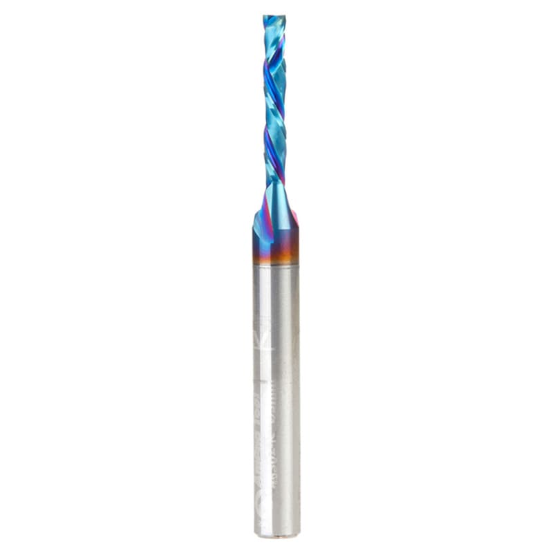 3mm Dia x 20mm CNC Solid Carbide Spektra Extreme Tool Life Coated Compression Spiral Bit, 2 Flute, 6mm Shank
